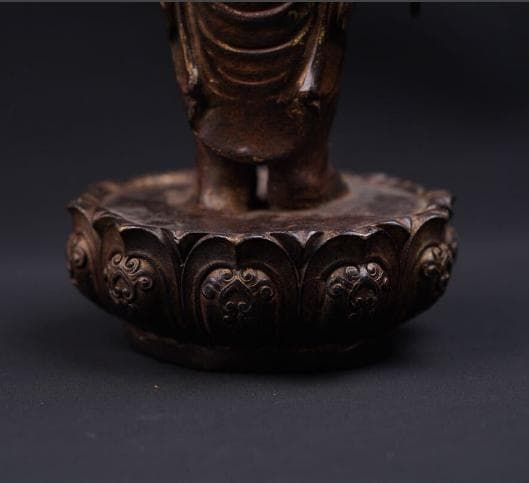 誕生仏　古銅仏像　旧家蔵出品　#672