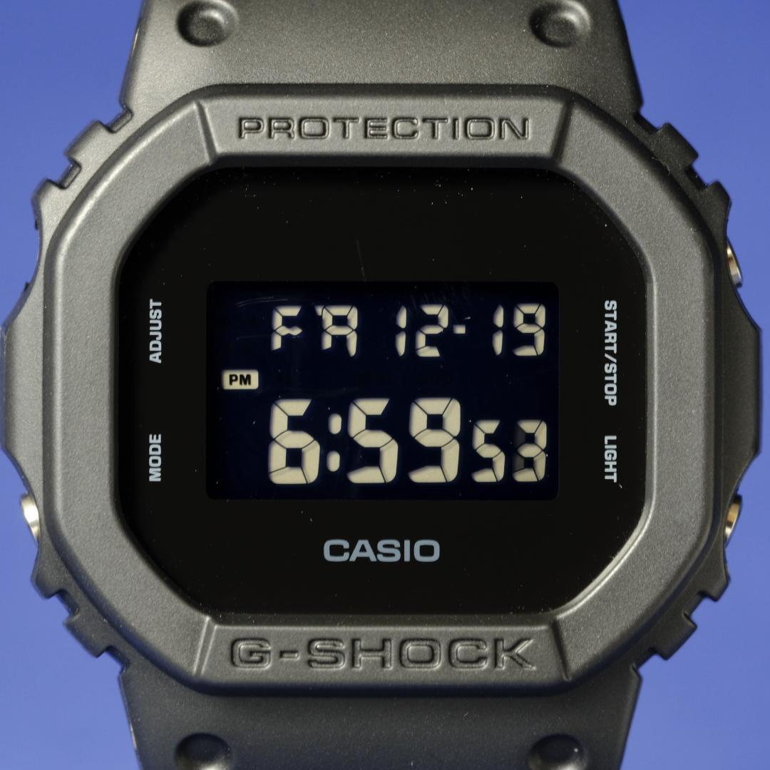 【美品】G-SHOCK DW-5600BB オールブラック／箱有り (152)