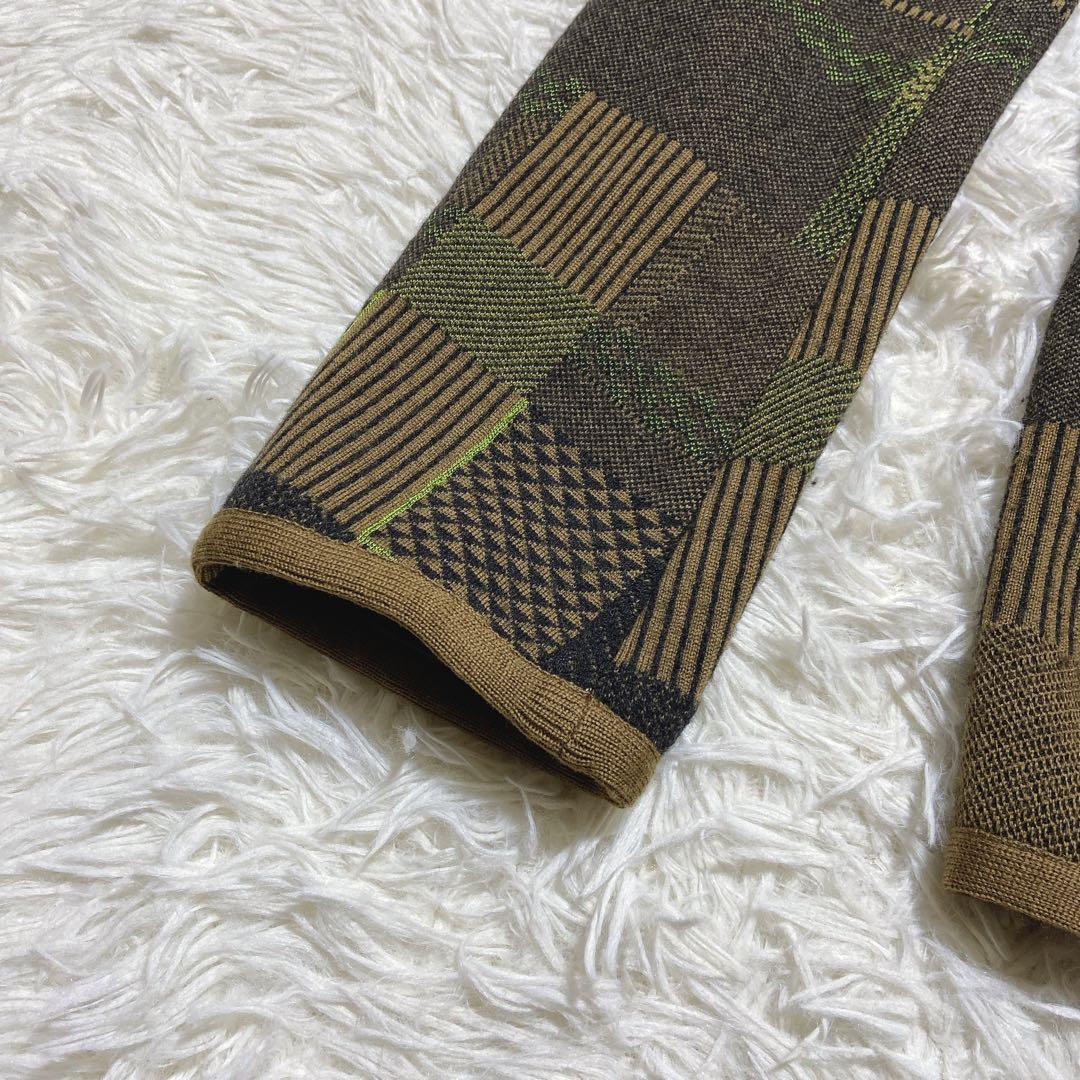 サチコ♥️ ⭐️ETRO エトロ　ニットジャケット　シングル　パッチワーク