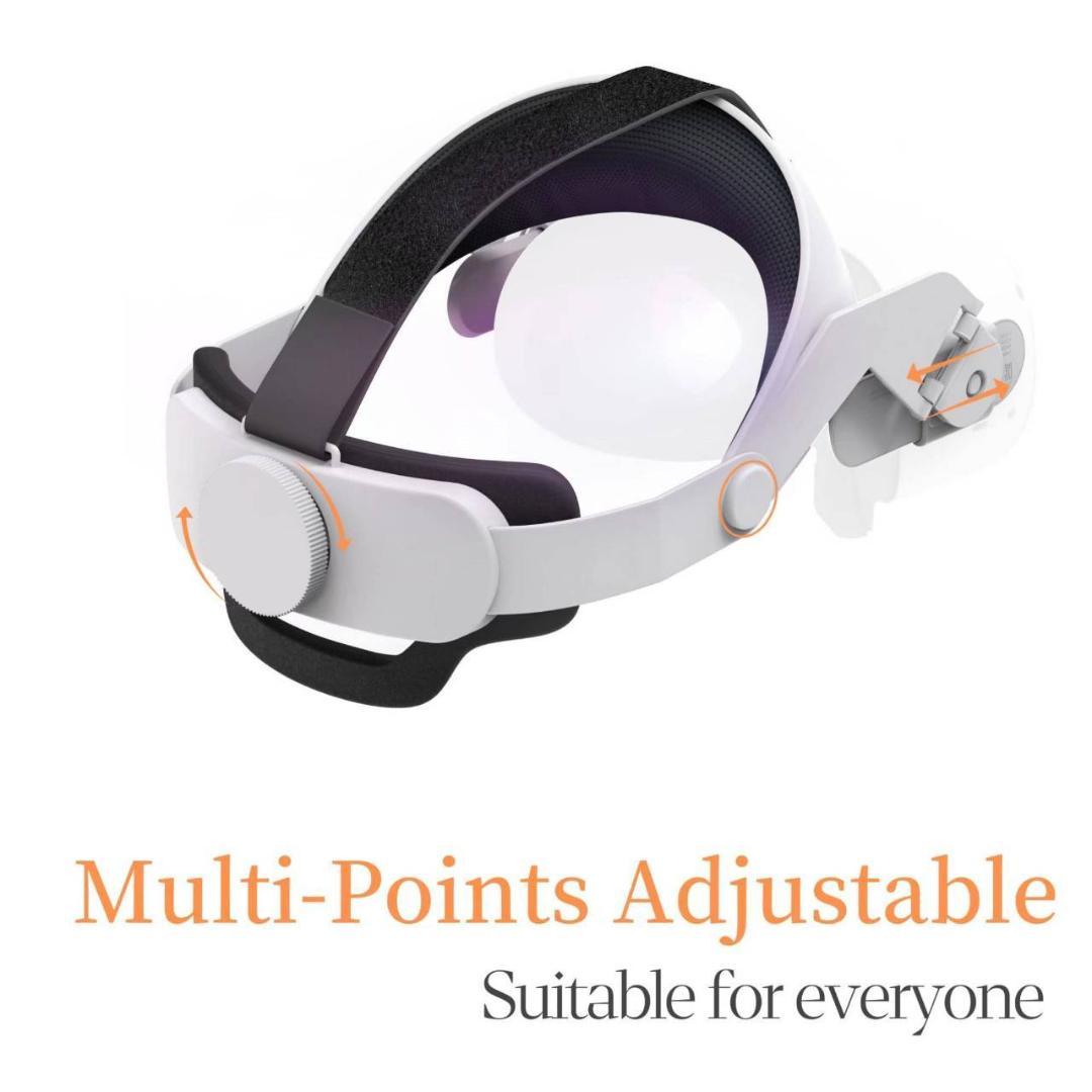 VR用ヘッドストラップで快適性を向上