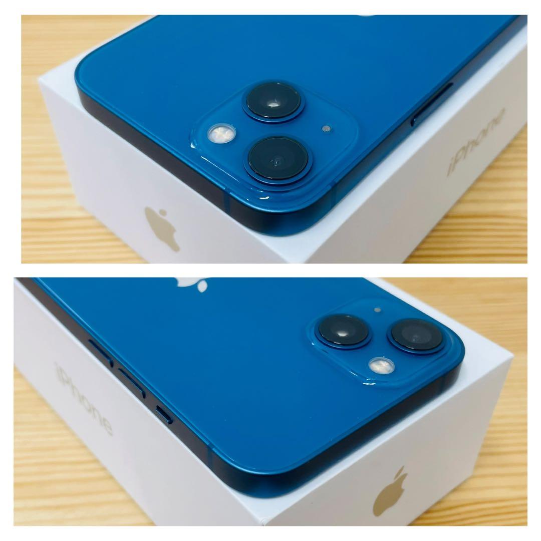 A 100% iPhone 13 512 GB SIMフリー　ブルー　本体