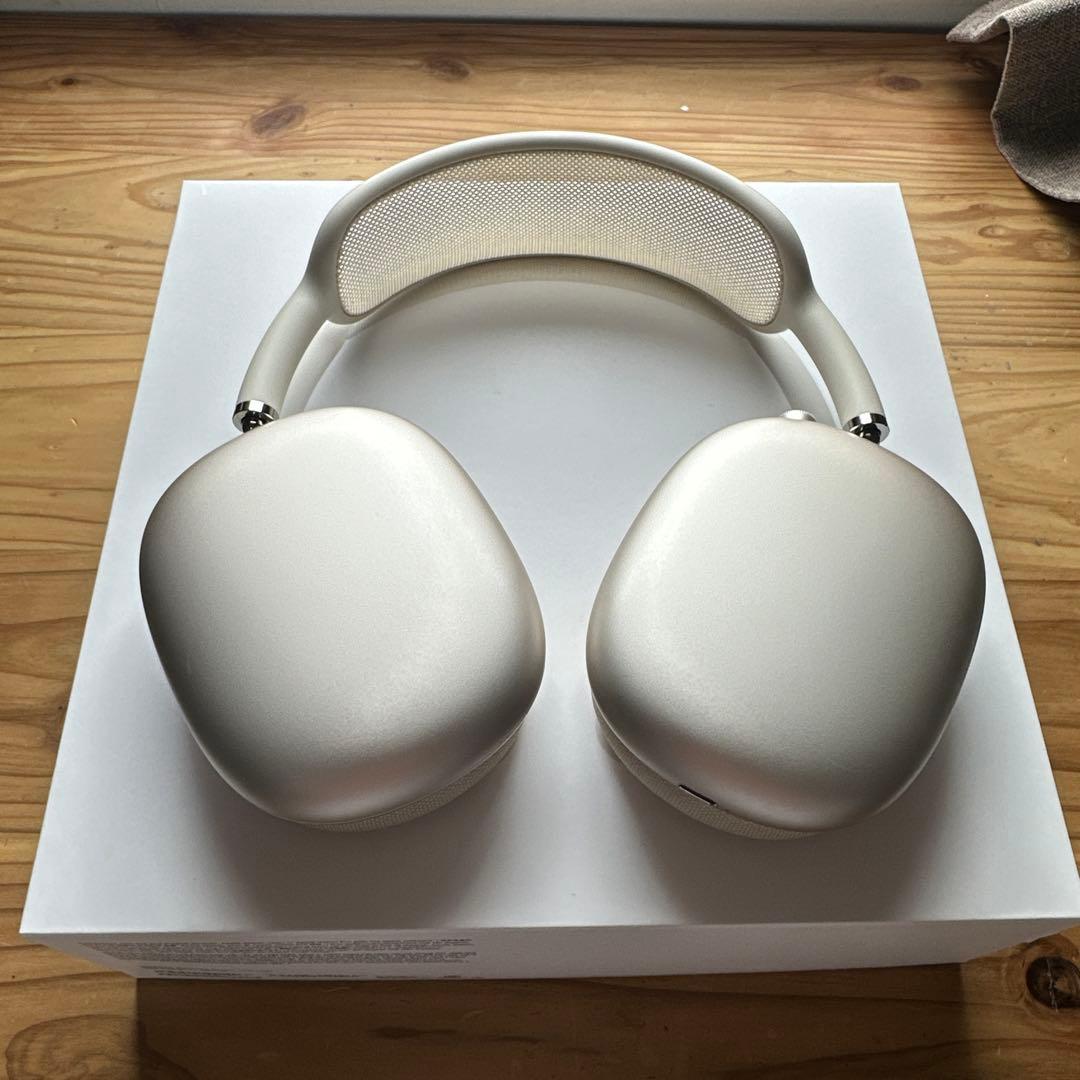 Apple AirPods Max スターライト【保証書、カバー付き】