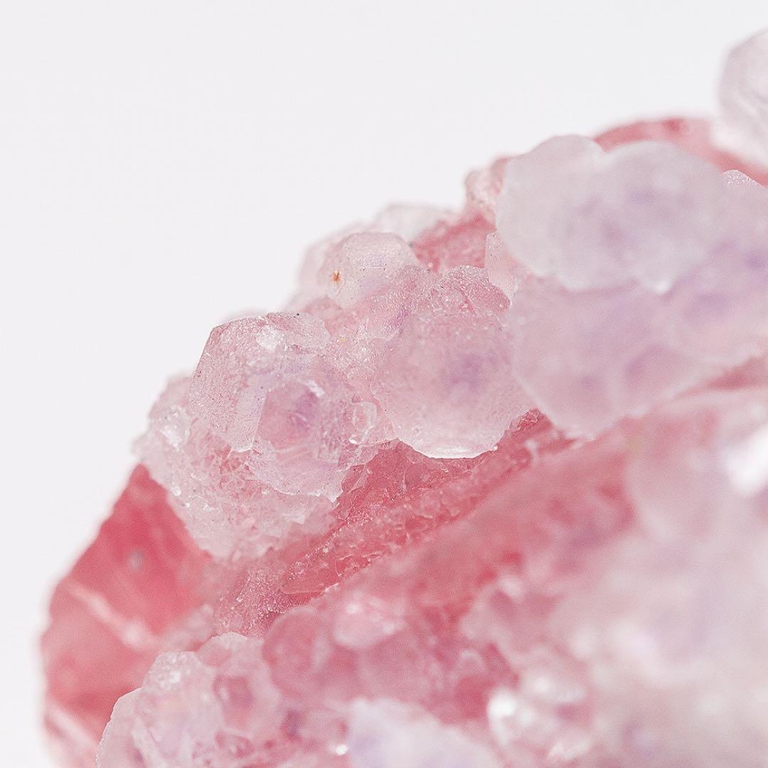 中国 ロードクロサイト フローライト 天然石 原石 鉱物標本 鉱石 蛍石 724