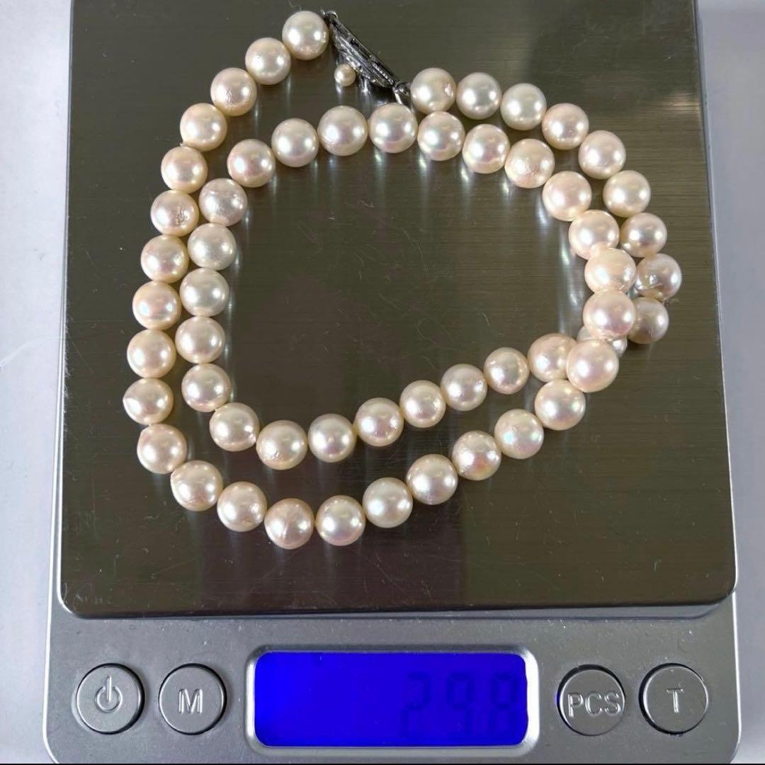 照り強✨鑑別書付き✨オーロラ干渉色✨あこや真珠 7.1mm パールネッレス