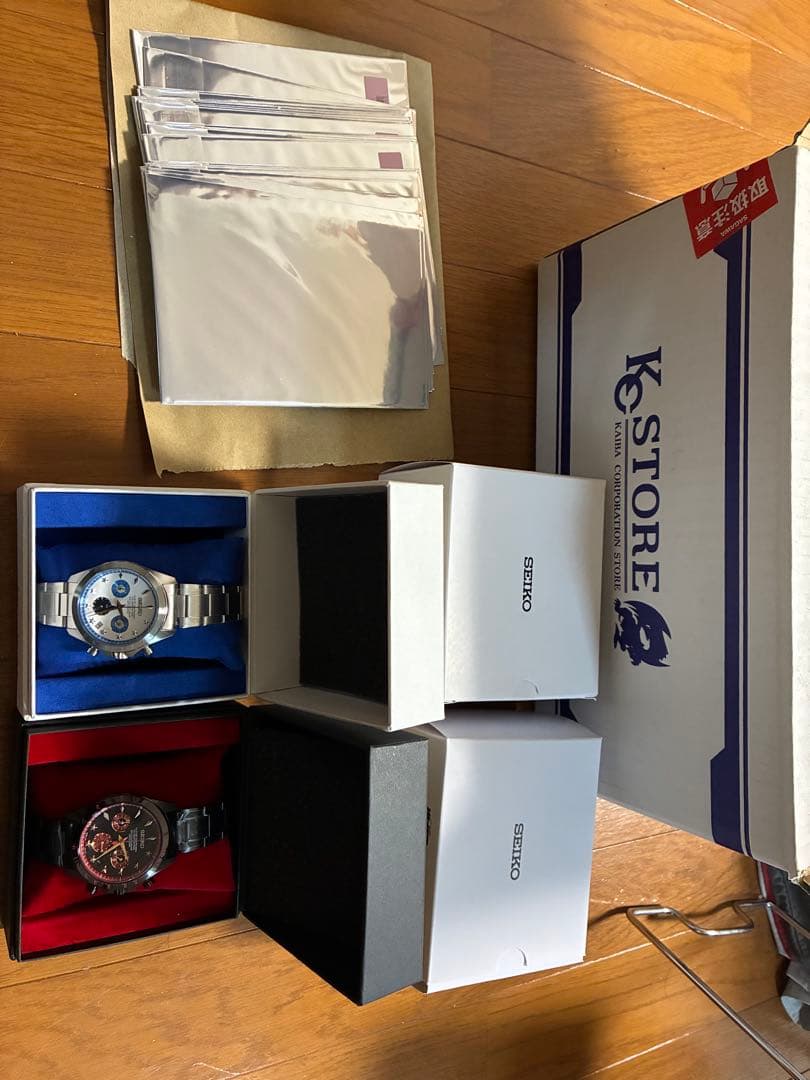 【値下げ相談可】300本限定 遊戯王 SEIKO 青眼の白龍 真紅眼の黒竜