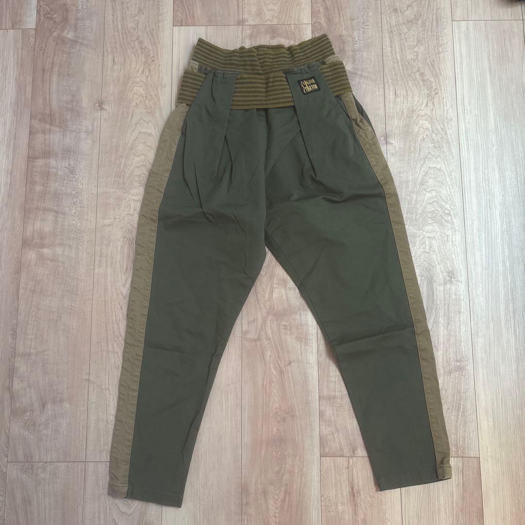 KAPITAL カジュアルパンツ オリーブグリーン