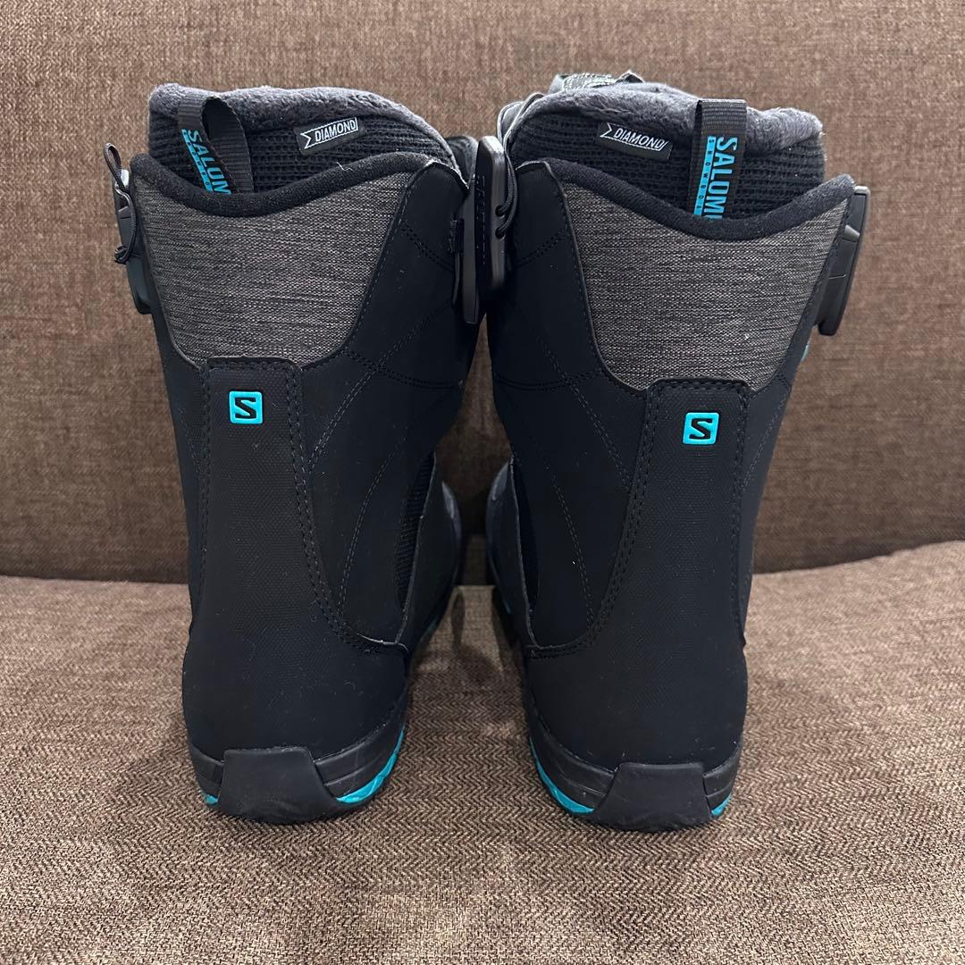 【美品】サロモン　女性用スノーボードブーツ ブラック　24cm
