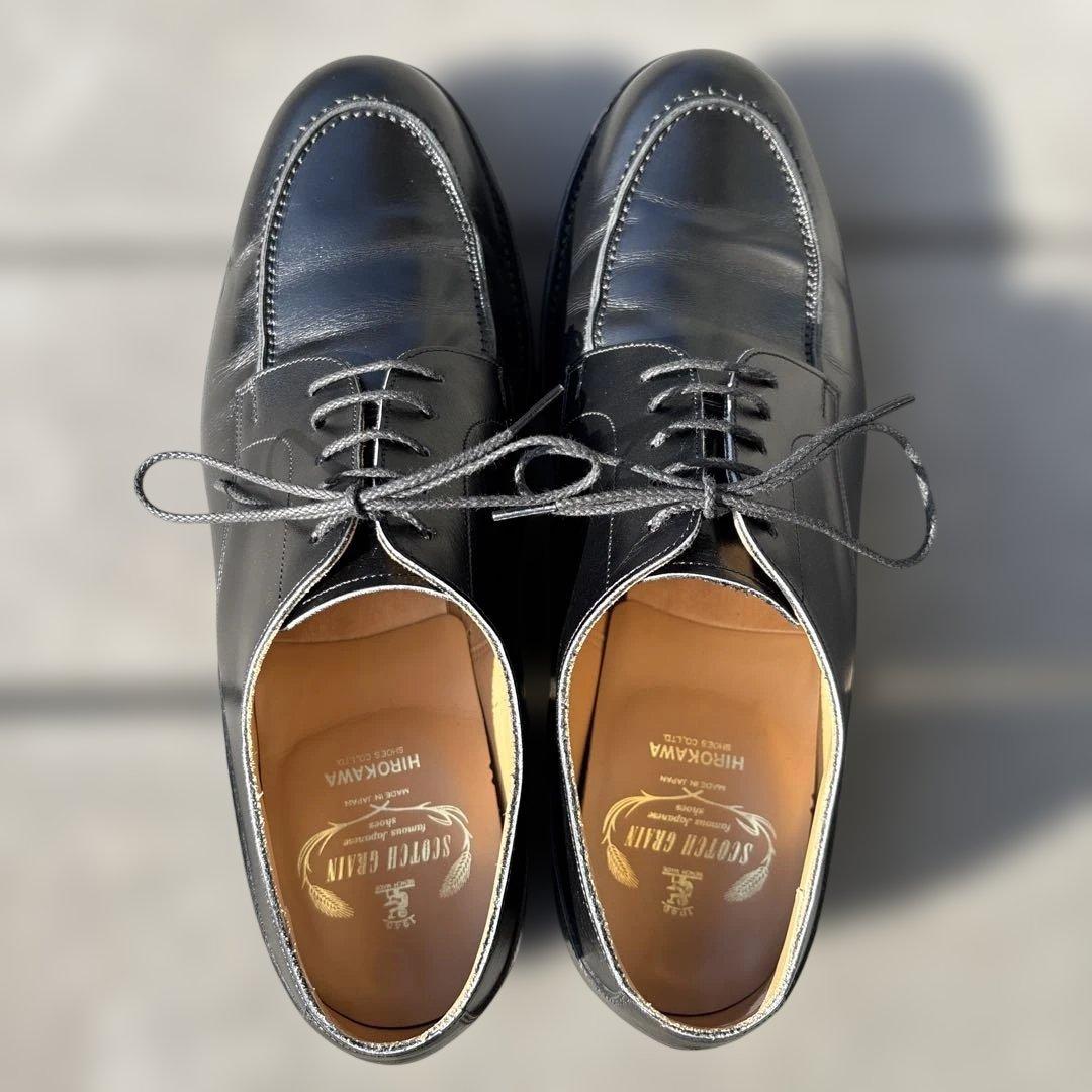 SCOTH GRAINブラックビジネスシューズ 26cm