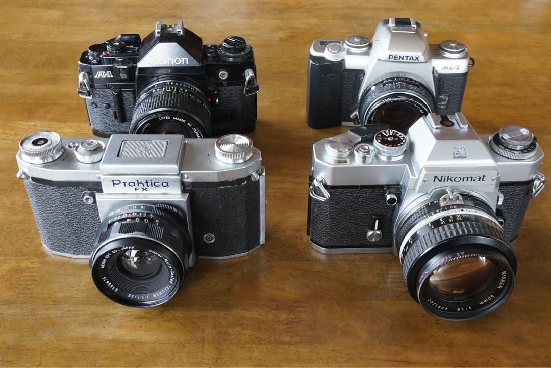 フィルムカメラレンズ　4組セット　ジャンク