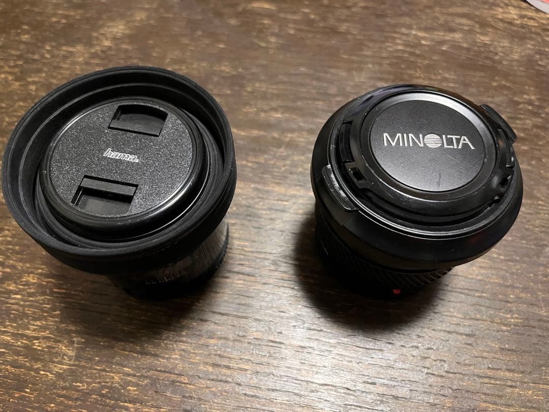 ミノルタ　AF50mm F1.4、AF24-50mm F4セットで