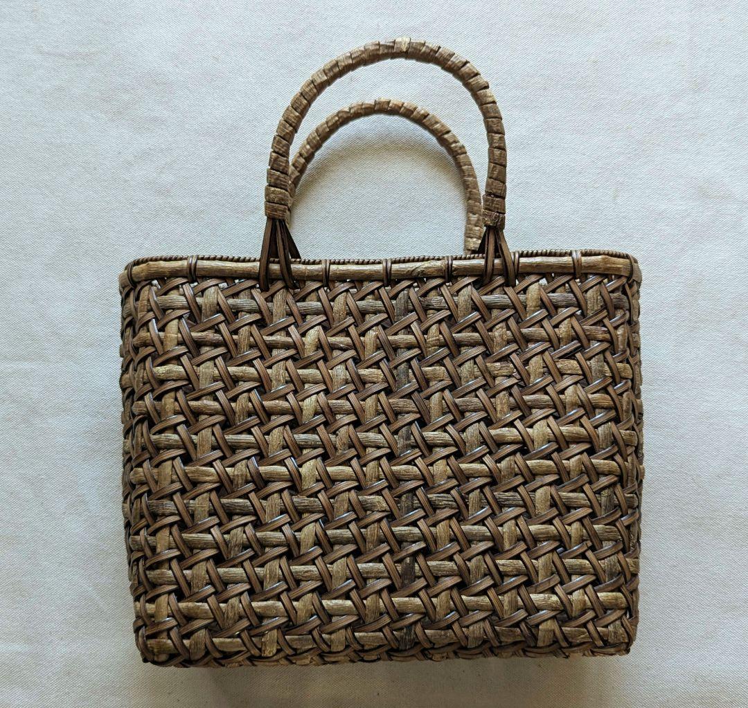 手編み かごバッグ