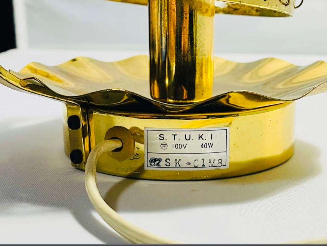 ヴィンテージ　スワロフスキーテーブルランプ