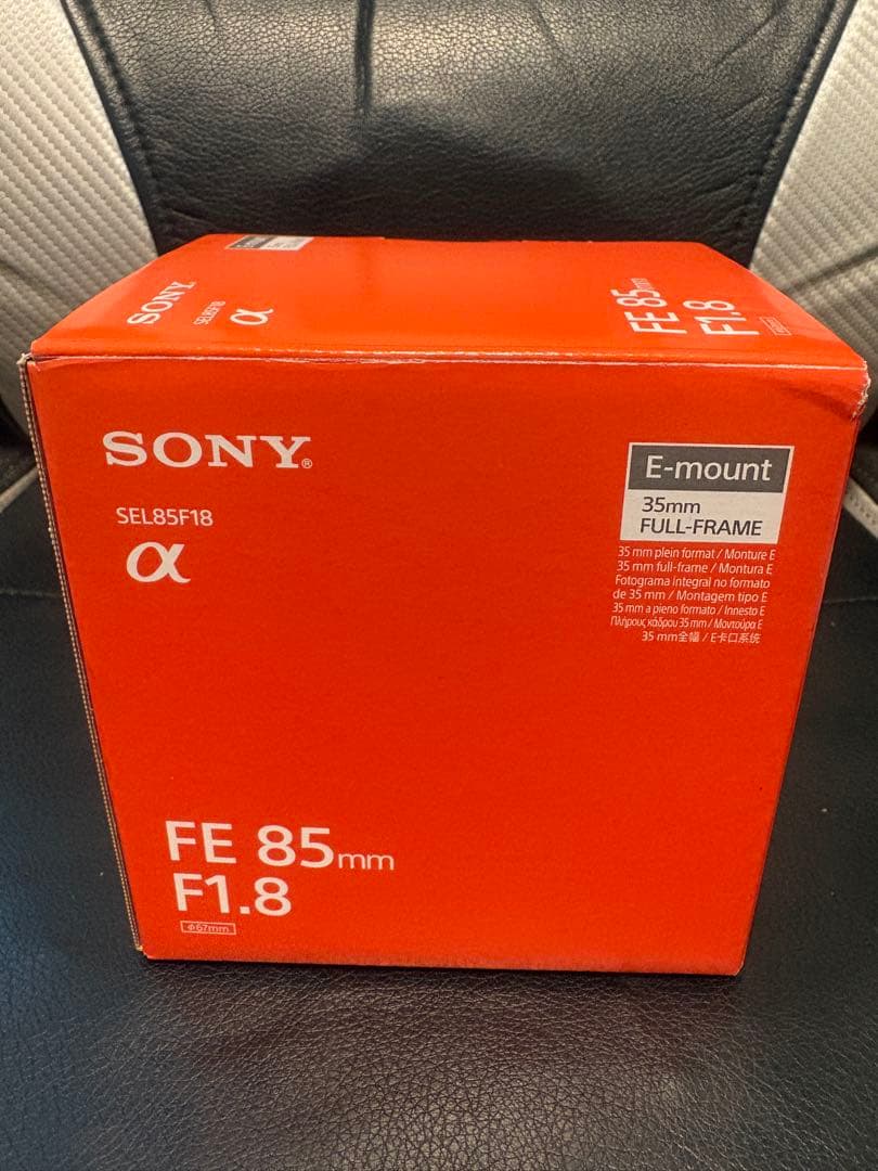 【美品】SONY FE 85mm F1.8 レンズフィルター付き