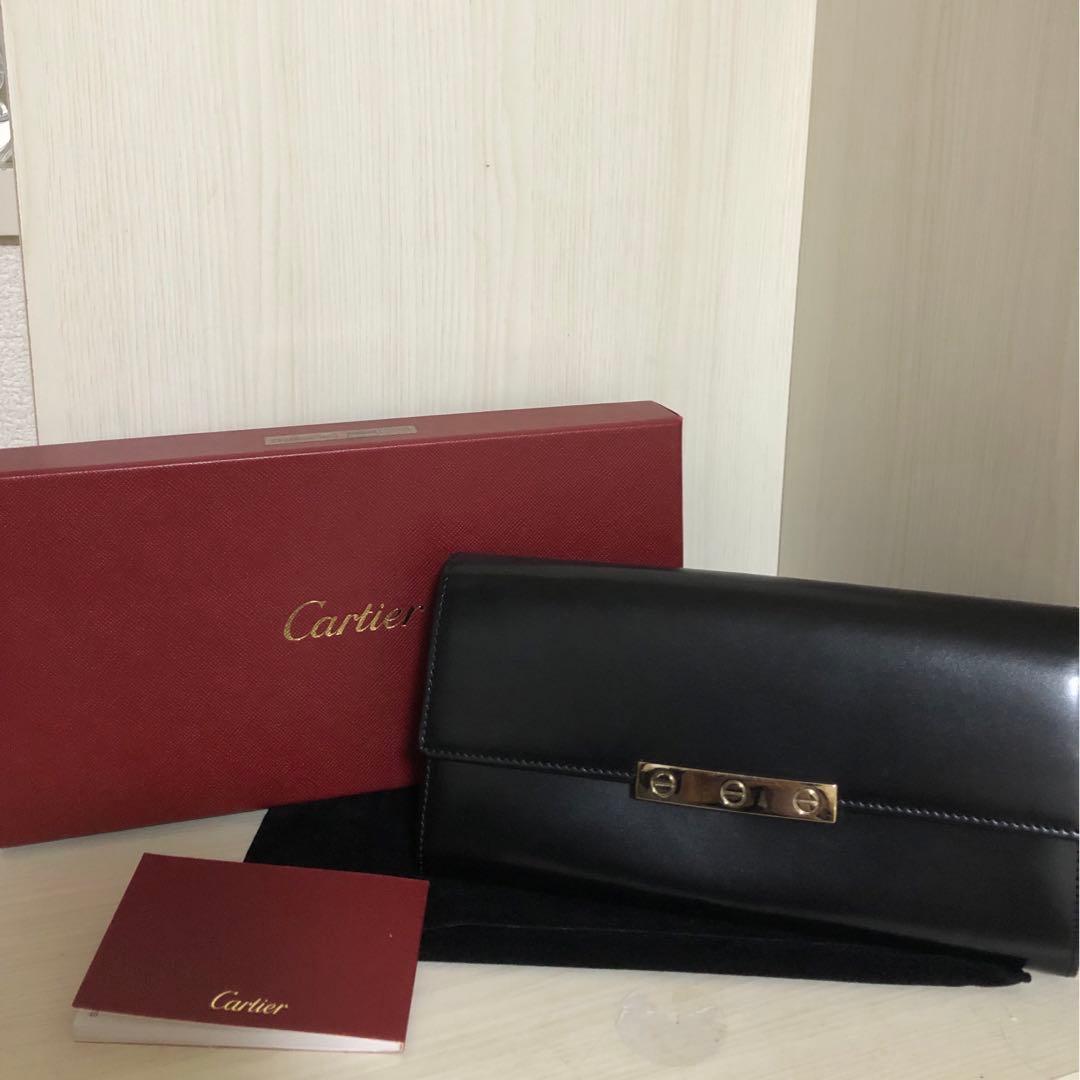 【美品】直営店購入Cartier カルティエ ラブシリーズ 長財布 黒