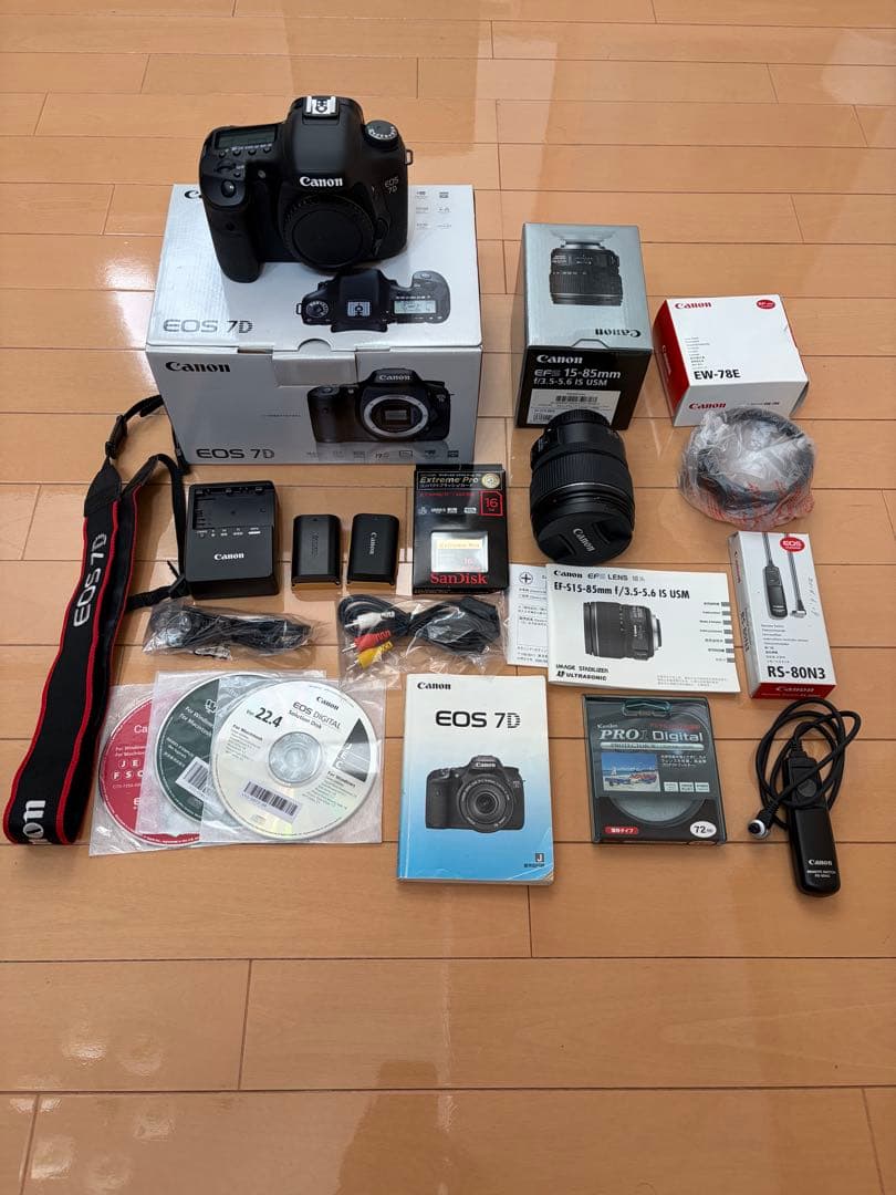 新年値引！美品！Canon EOS7D レンズ　付属品多数