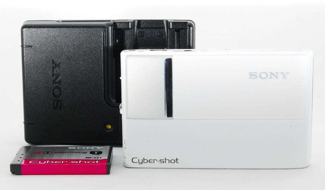 【美品】SONY Cybershot DSC-T10 ホワイト 18941126