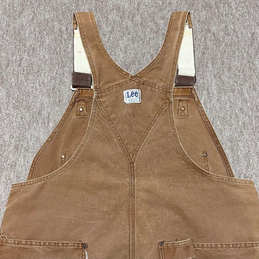 Lee オーバーオール ブラウンダック ダブルニー 山ポケ 60s 70s