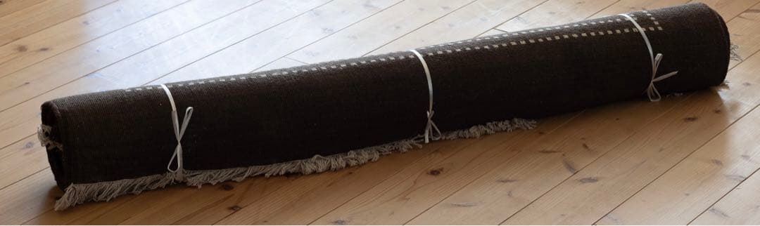 【美品】ギャッベ 150×200 a.depecheオリジナル ウール ラグ