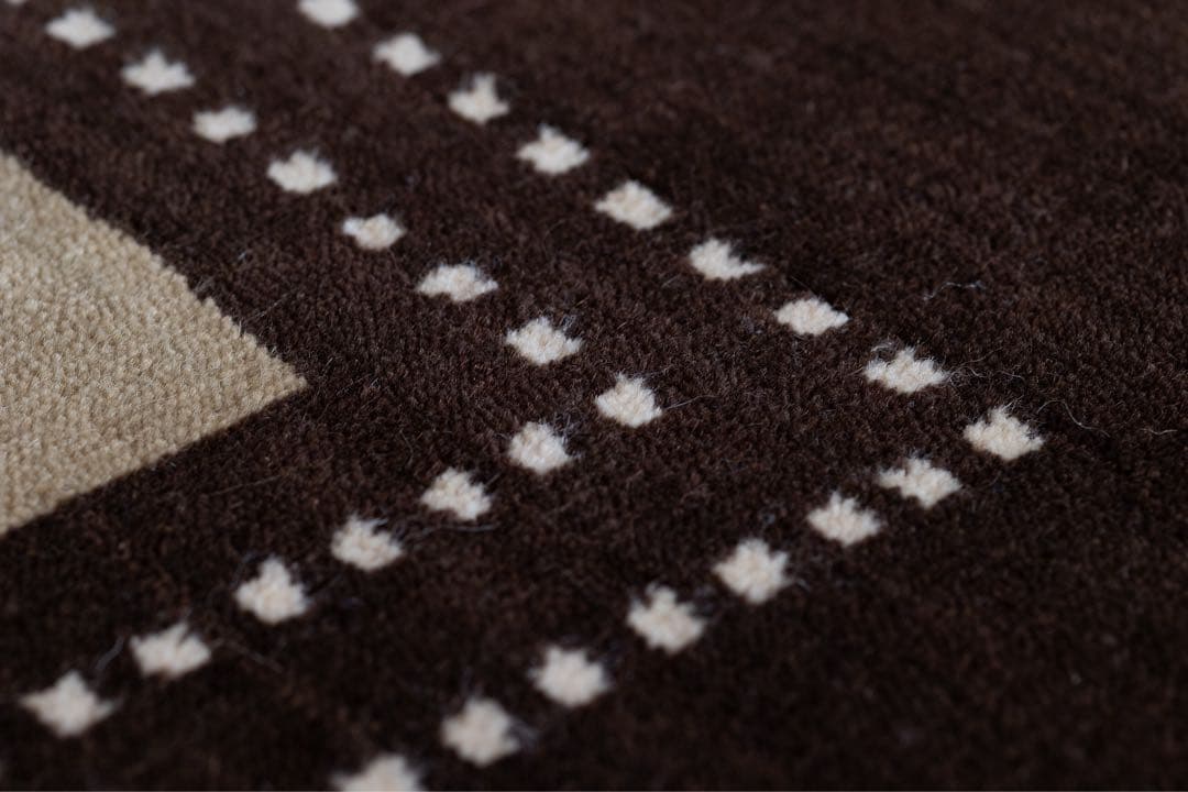 【美品】ギャッベ 150×200 a.depecheオリジナル ウール ラグ