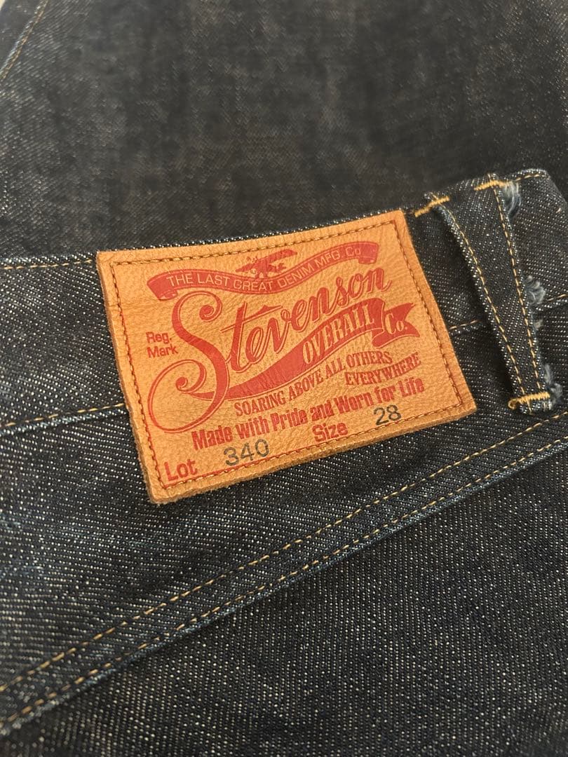 d830　スティーブンソンオーバーオール デニム ジーンズ ロット340