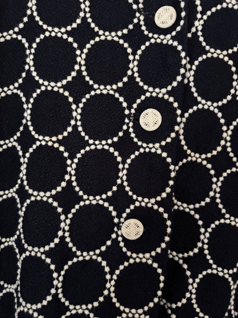 作家さんものミナペルホネン生地使用ベストコート