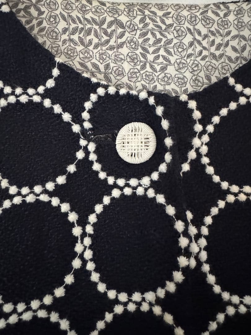 作家さんものミナペルホネン生地使用ベストコート