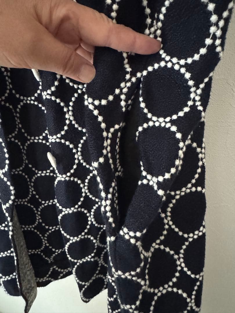 作家さんものミナペルホネン生地使用ベストコート