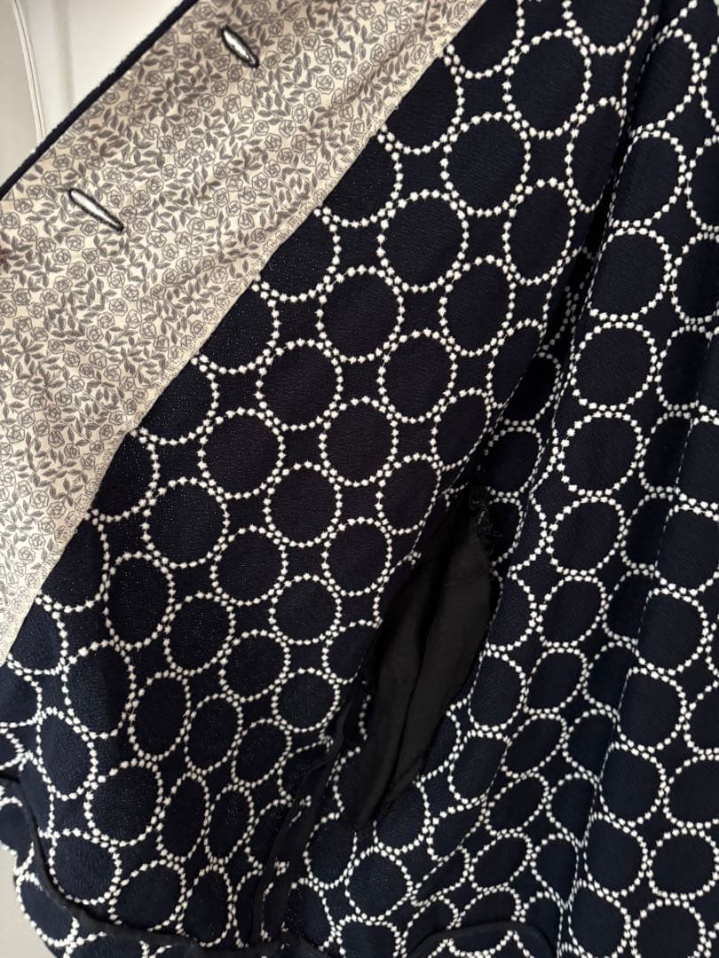 作家さんものミナペルホネン生地使用ベストコート