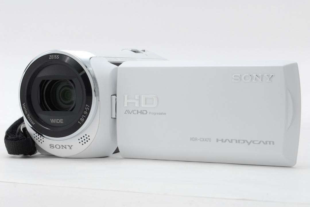 【美品】ソニー SONY HDR-CX470 デジタルビデオカメラ ホワイト