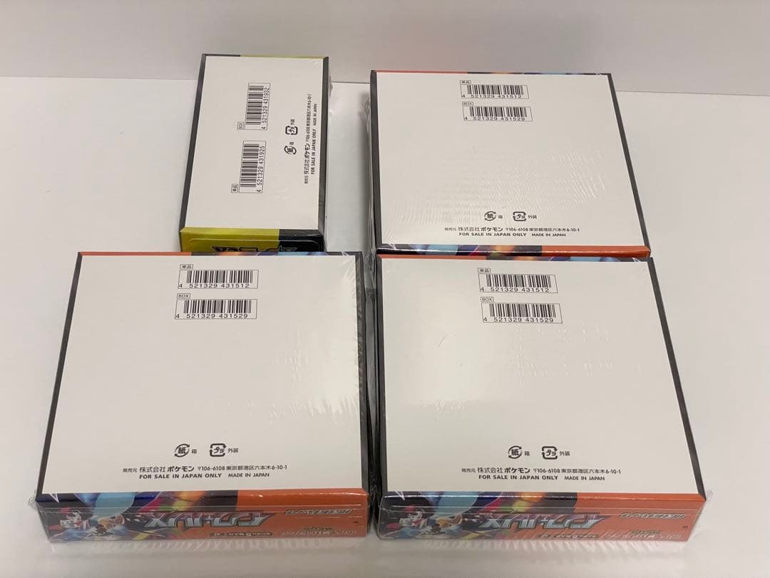 ポケモンカード インフェルノX MEGAドリームex シュリンク付き 4BOX