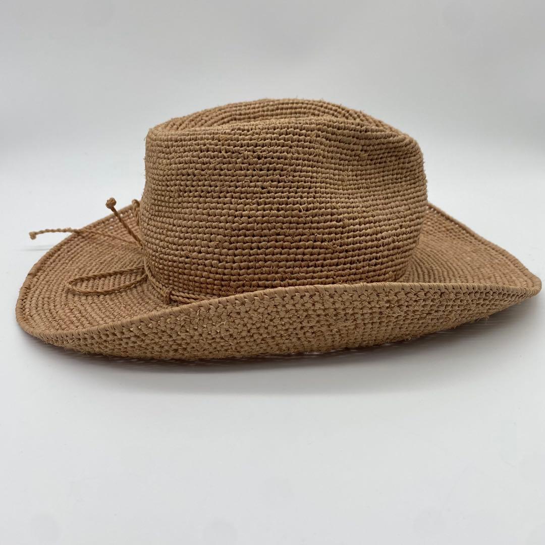 HELEN KAMINSKI ラフィアハット テンガロンハット 麦わら帽子 56