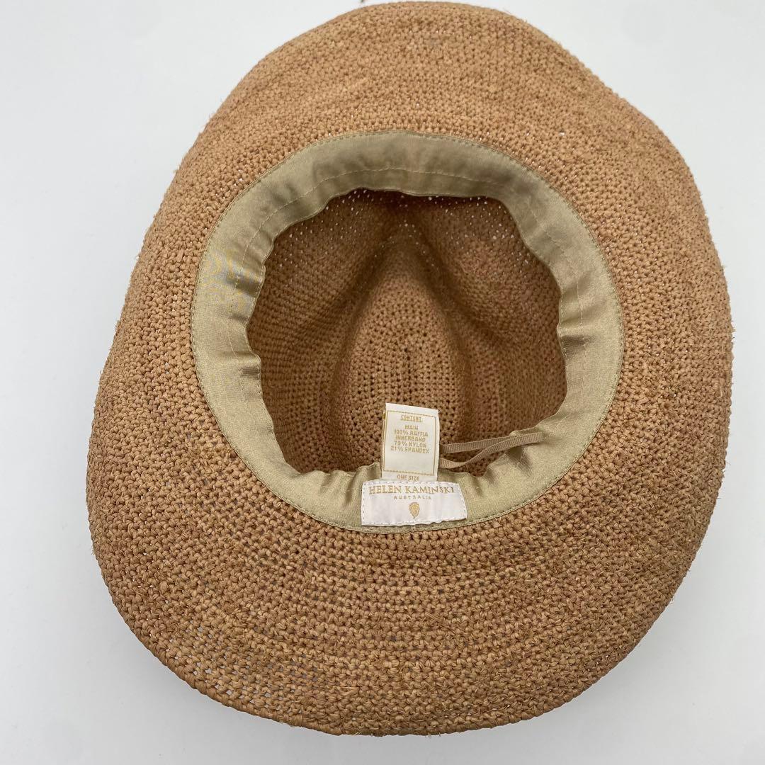 HELEN KAMINSKI ラフィアハット テンガロンハット 麦わら帽子 56