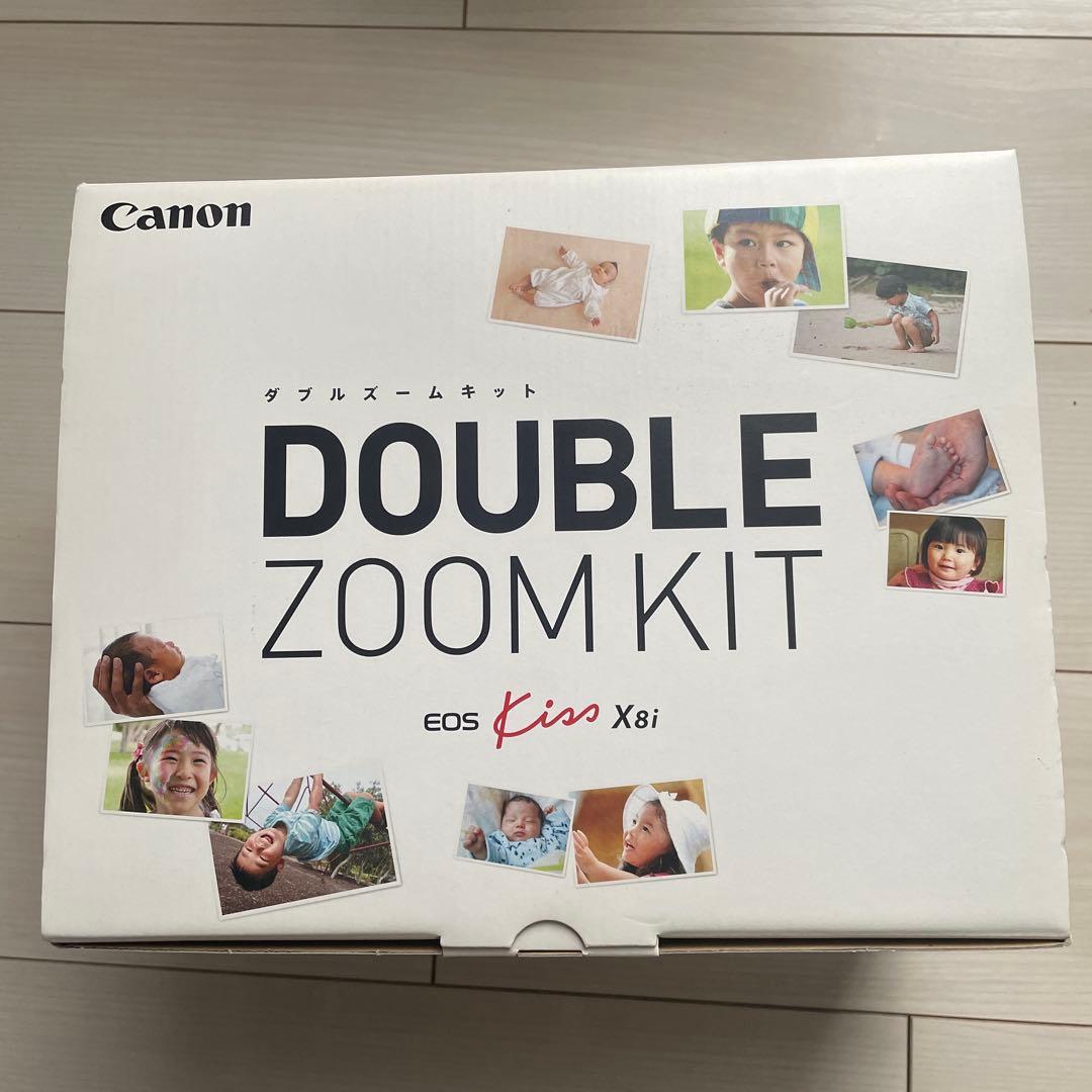 デジタルカメラ Canon DOUBLE ZOOMKIT EOS kiss X8i