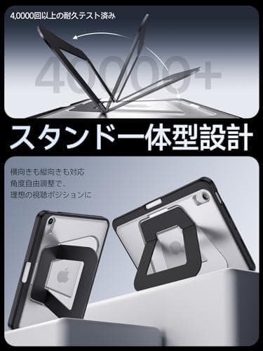 【米軍MIL規格・縦置き/横置きスタンド】iPad mini7 ケース（A17m