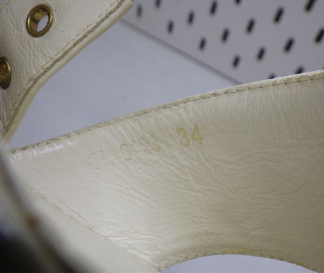 ルイヴィトンLVホワイトウェッジヒールサンダルエスパドリーユ