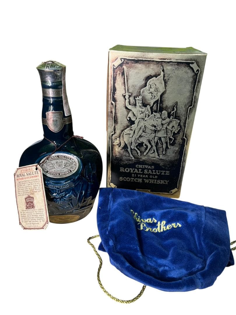 ロイヤルサルート 21年 古酒 ウイスキー 700ml 43％ 未開栓　元箱付