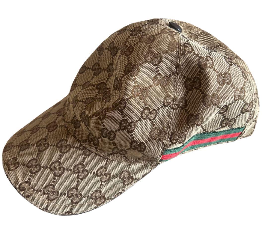 帽子 gucci monogram cap .