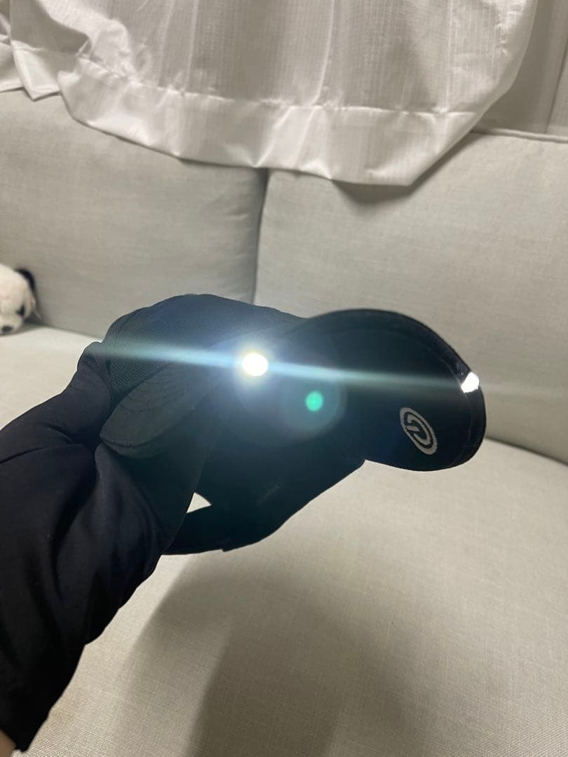 未使用品正規BALENCIAGA LEDライト付きキャップ ベースボールキャップ