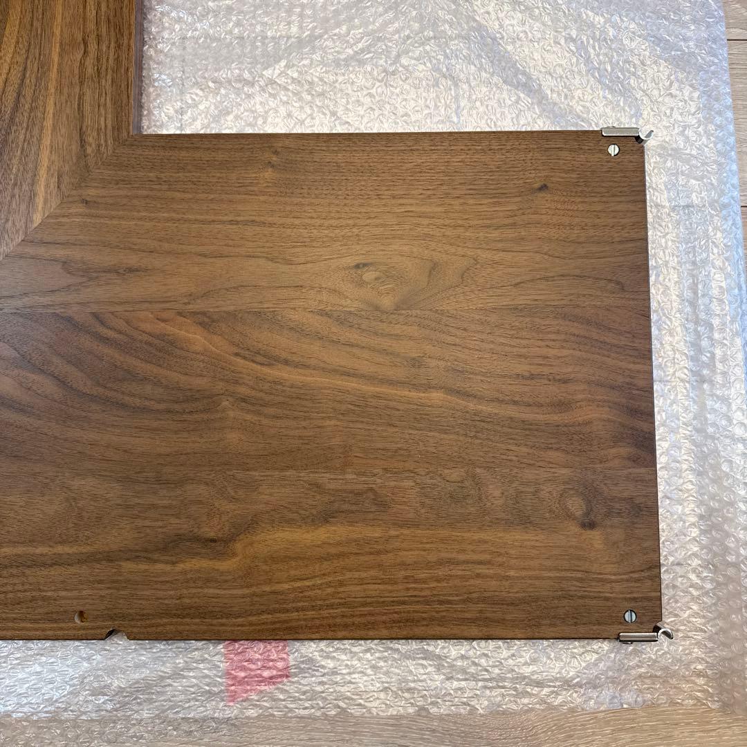 無印良品ステンレスユニットシェルフ・追加棚・コーナータイプ／WN材 幅８４ｃｍ