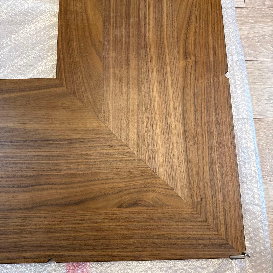 無印良品ステンレスユニットシェルフ・追加棚・コーナータイプ／WN材 幅８４ｃｍ