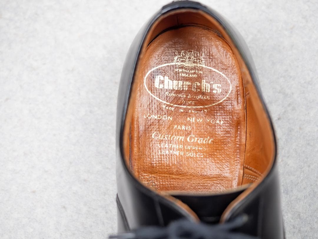 Church's チャーチ BALMORAL バルモラル 旧チャーチ 黒 極美品