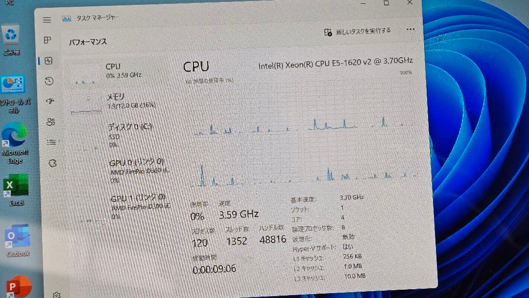 Macデスクトップ macpro2013Windows11Workstations+office