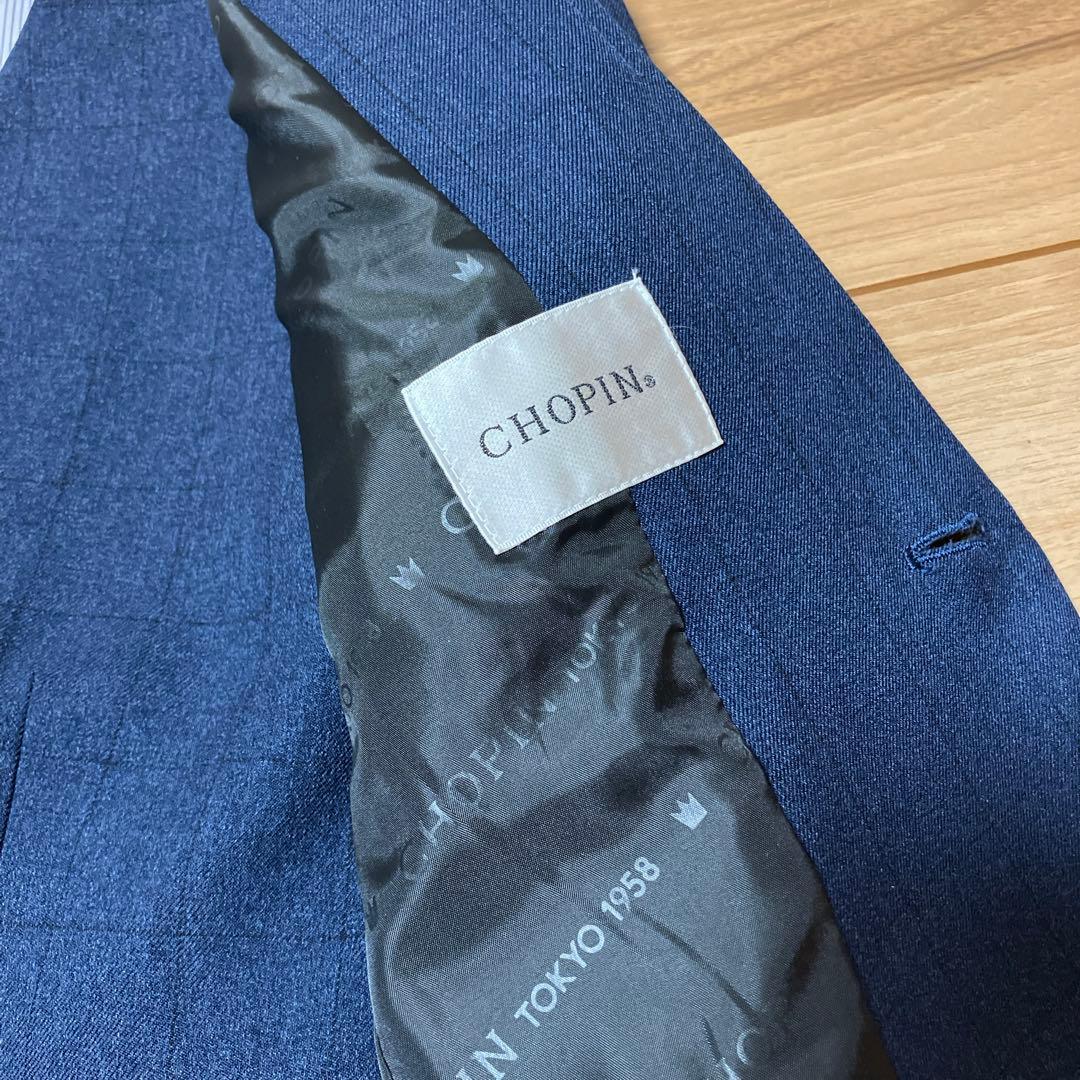 【美品】ショパンCHOPIN 男子スリーピーススーツ　フォーマル5点セット150
