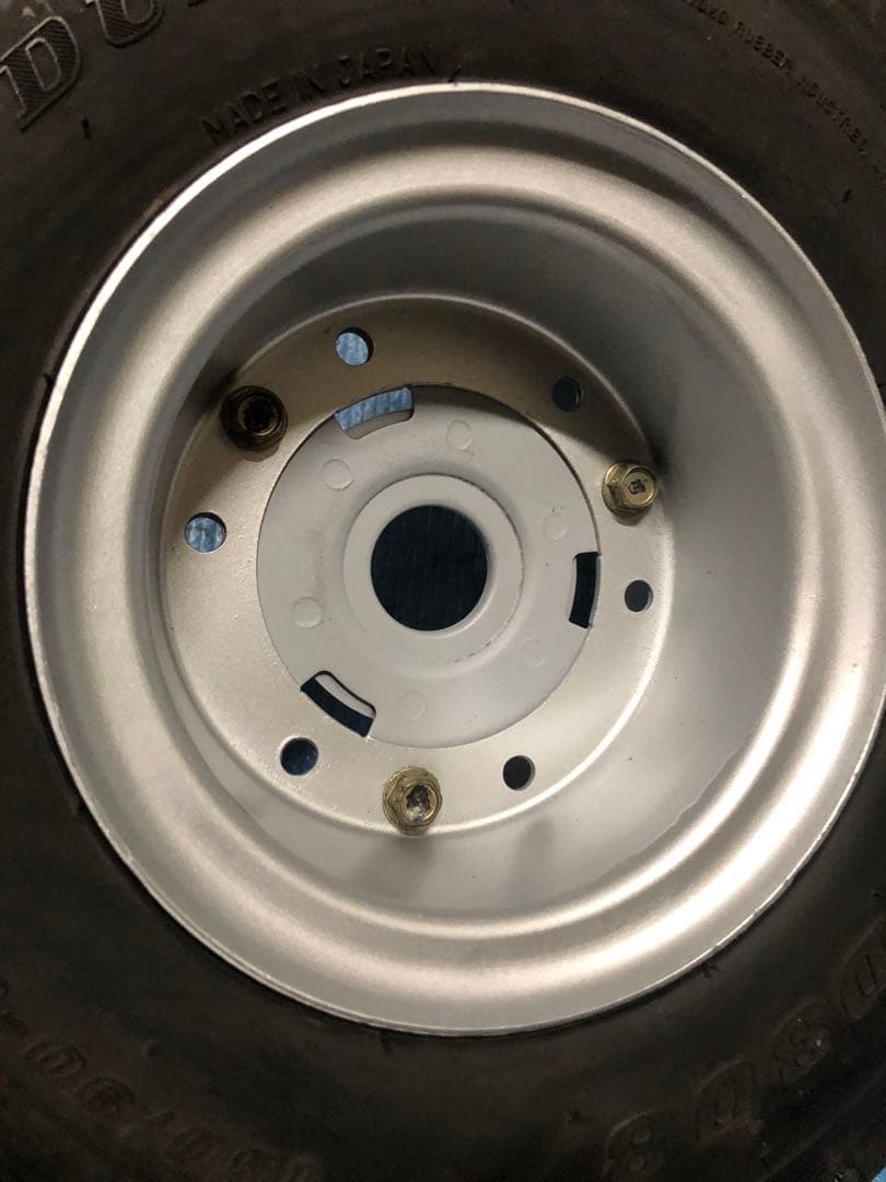 ジャイロ系　純正6穴リアホイール　タイヤ付＊送料込み＊レストア　ミニカー　修理