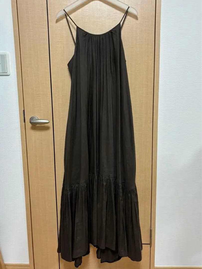 【BLAMINK】ブラウンワンピースドレス