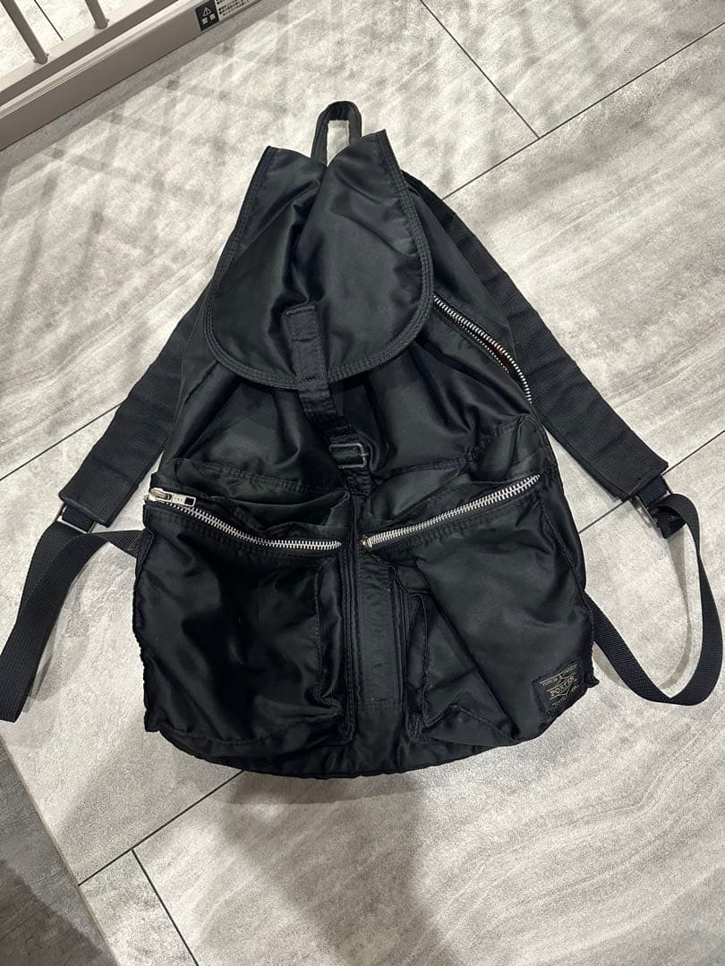 PORTER ブラックナイロンリュック 美品