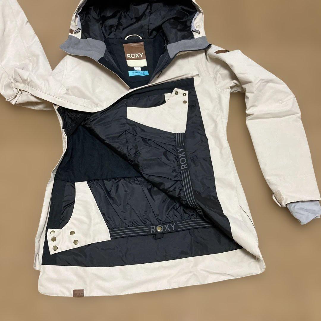 【美品】ロキシーROXYスノーボードウェアジャケットパンツ上下セットMレディース