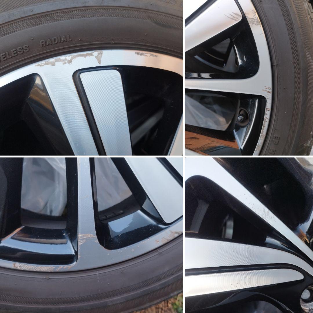 シトロエン グランドC4ピカソ純正ホイール17㌅+ブリヂストン夏タイヤ6~7分山