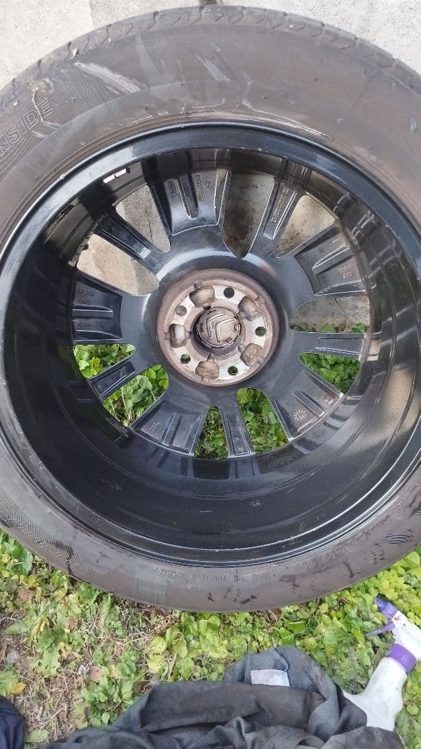 シトロエン グランドC4ピカソ純正ホイール17㌅+ブリヂストン夏タイヤ6~7分山