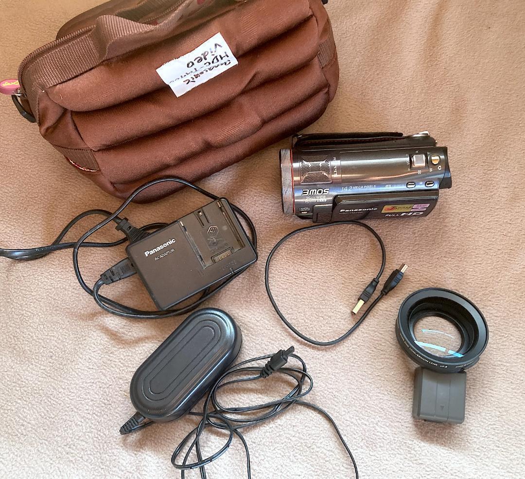 Panasonic HDC-TM700 + VW-WE08Hデジタルビデオカメラ